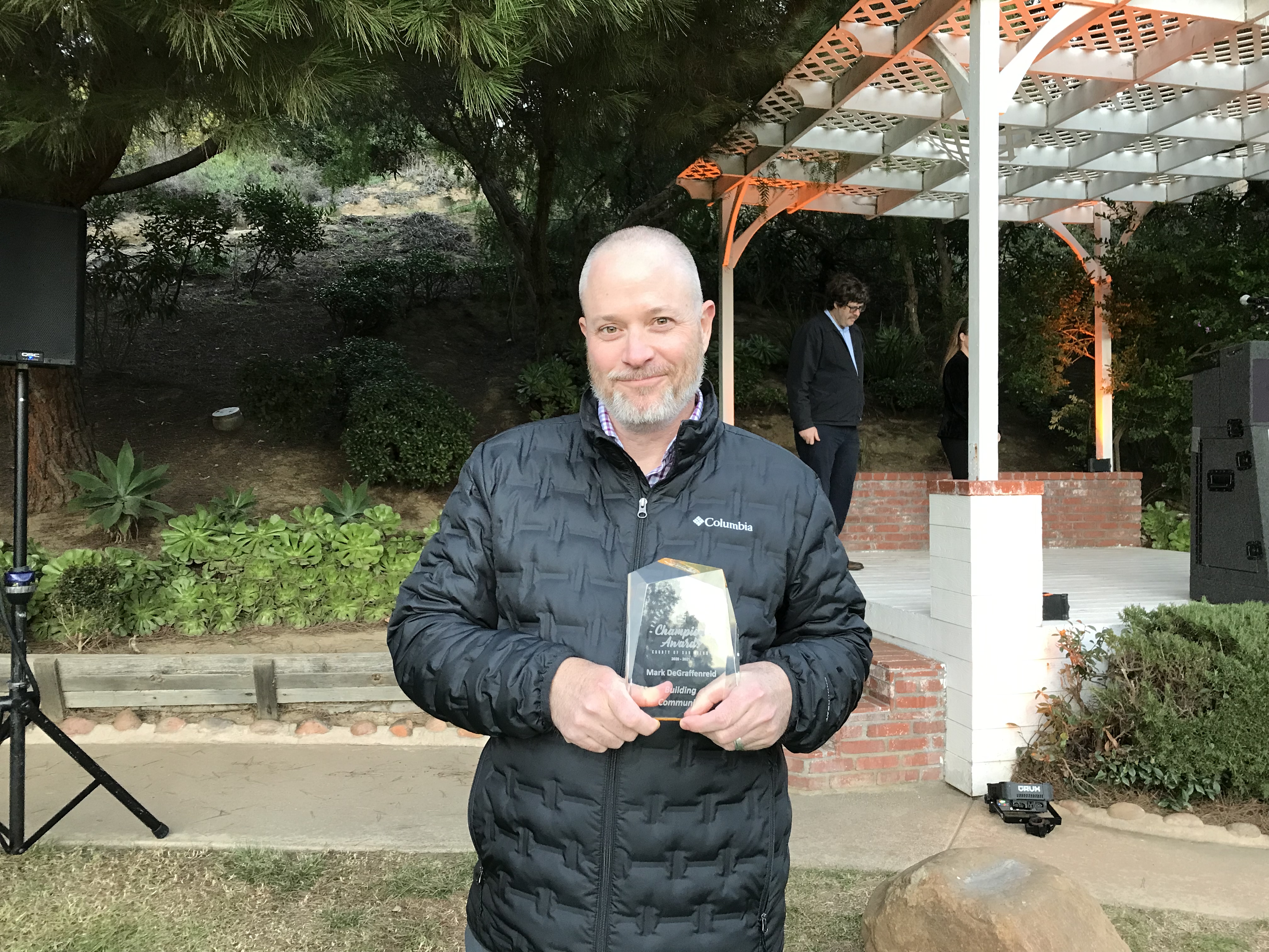 Mark DeGraffenreid, Winner of Building Community Award